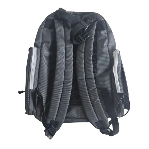 Jeep Adventures‎ Backpack Diaper Bag Grey Black Insulated Pocket - Image 3