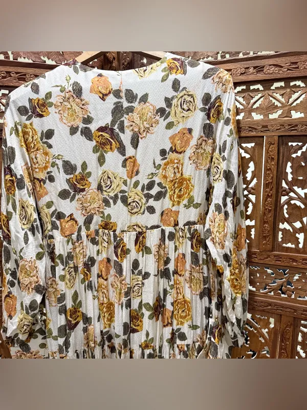 NWT free people rows of roses maxi dress - Image 11