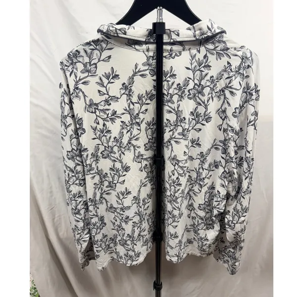 Haven Well Within $78 Women's XXL Organic Cotton Jersey Magnolia Pajama Shirt - Image 6