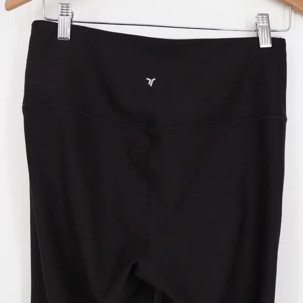 Old Navy Active PowerSoft High Rise Go Dry Leggings Black‎ Size L Stirrup Detail - Image 8
