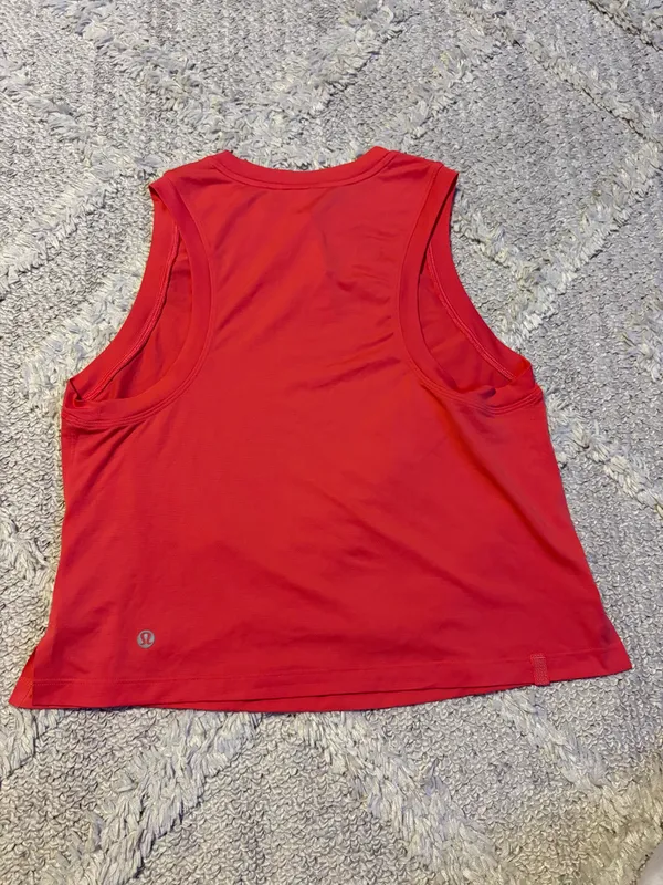 Coral/pink lululemon tank top size 4 - Image 2