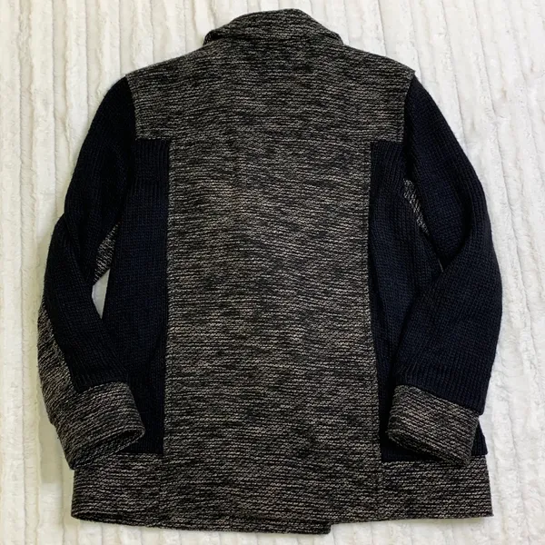 BP. from Nordstrom Black Coat Size Large‎ L Double Breasted Black & White - Image 3