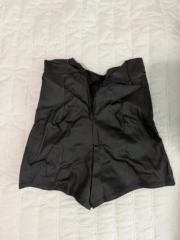 Windsor Leather-like Shorts - Image 2