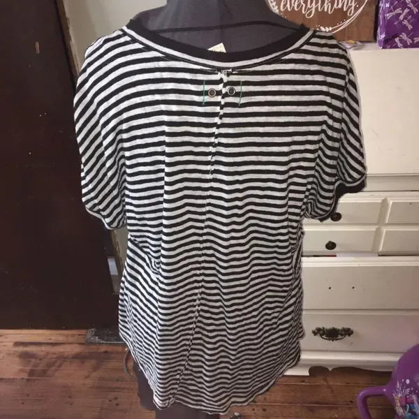 We the Free Take Me striped oversized shirt - Image 2