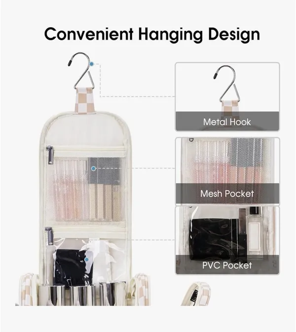 Amazon Narwey Hanging Toiletry Travel  Bag - Image 13