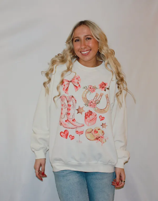 Coquette cowgirl sweatshirt - Image 2