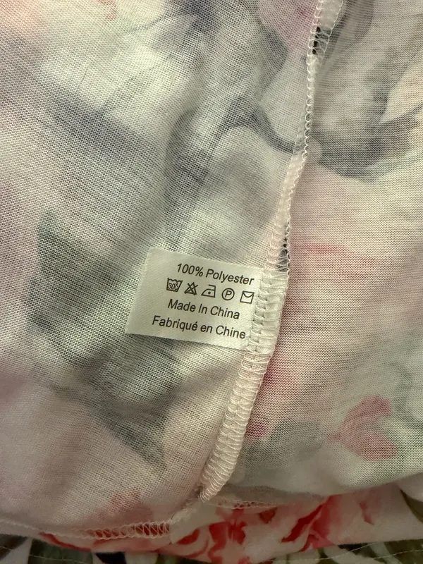 Show Me Your Mumu Pink Brie Garden of Blooms Floral Robe Small - Image 7