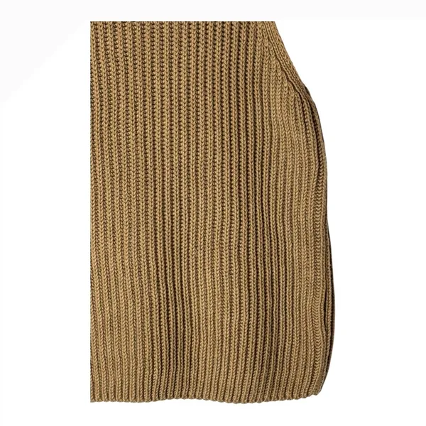 CLOSED Sweater Women XS Tan Nutmeg Cotton Ribbed Knit Sleeveless Top‎ Preppy - Image 6