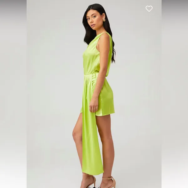 NONCHALANT LABEL X FASHIONPASS NATALIE DRESS in citrone - Image 4