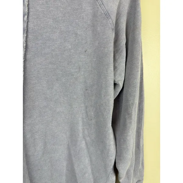 Pilcro Crossover Pullover Sweatshirt Women XXS Long Sleeve Purple Cozy Oversized - Image 8