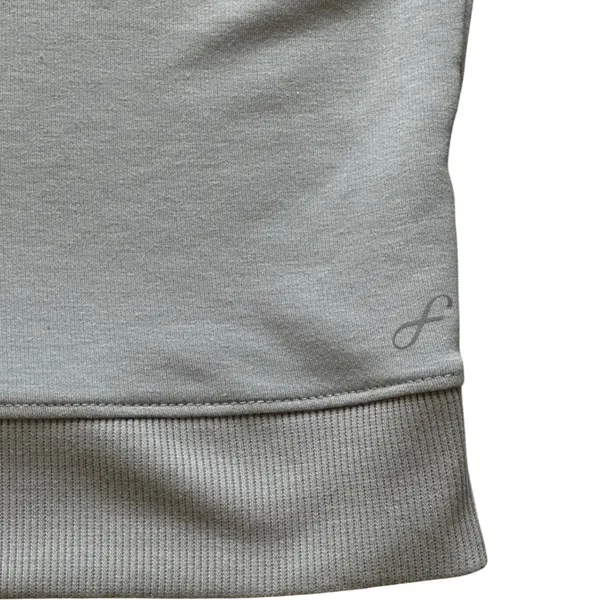 Freely V-Neck Relaxed Sweatshirt XL Gray Lightweight Comfy Sustainable Fabric‎ - Image 5