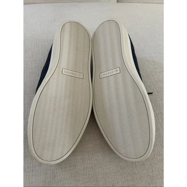 Sperry Candy Boat Shoe Navy Suede Women Size 10, NWT - Image 7