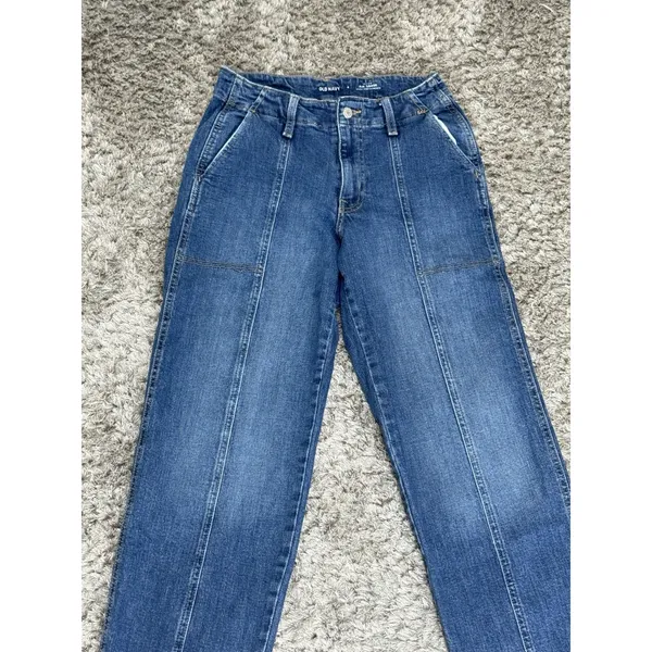 Old Navy Jeans Women's OG Loose Mid Rise Stretch Denim (25x29) Size 4 - Image 2