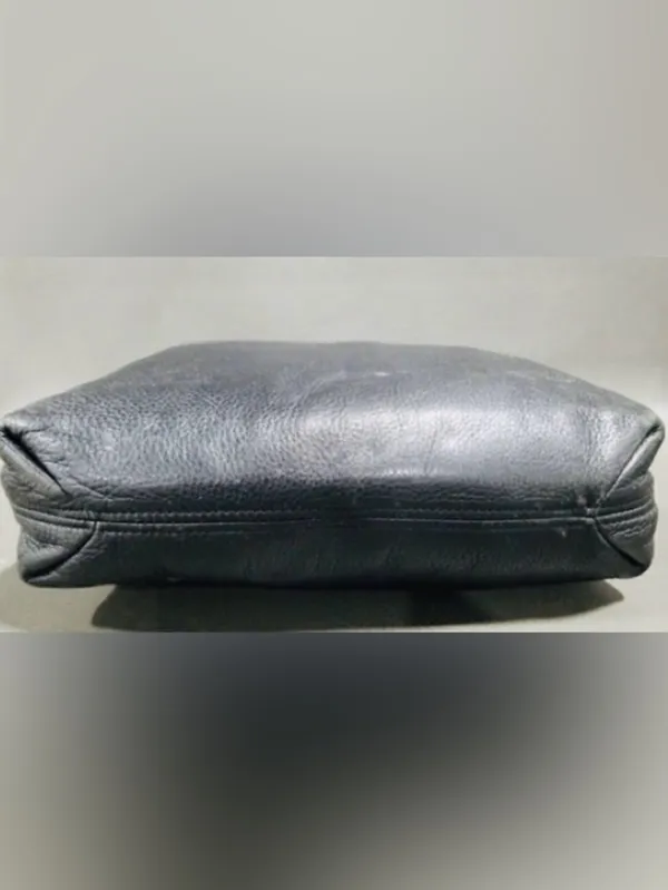 Michael Kors Bedford Pebbled Leather Black Bag - Image 4