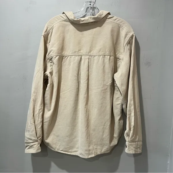 NEW Alpine Design corduroy shirt long Sleeve Morning Haze Size Large‎ Khaki Tan - Image 8