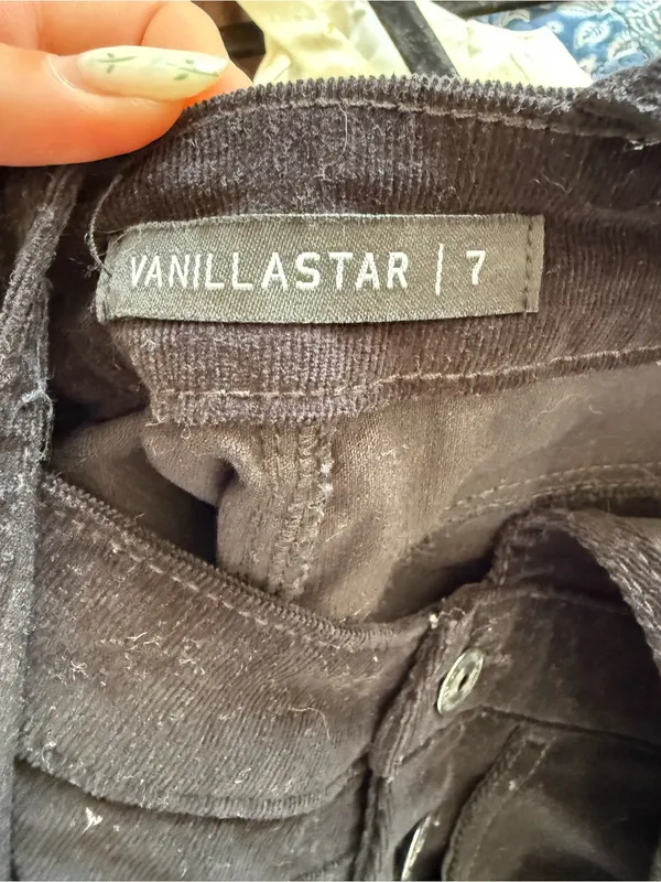 Vanilla Star Black Corduroy Overalls - Image 3