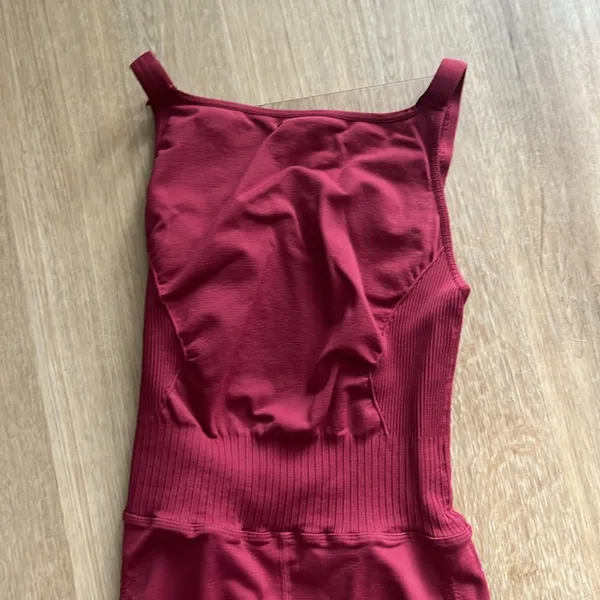 NWOT-FP Movement Good Karma Merlot Sleeve Onesie Jumpsuit Sz XS/S - Image 2