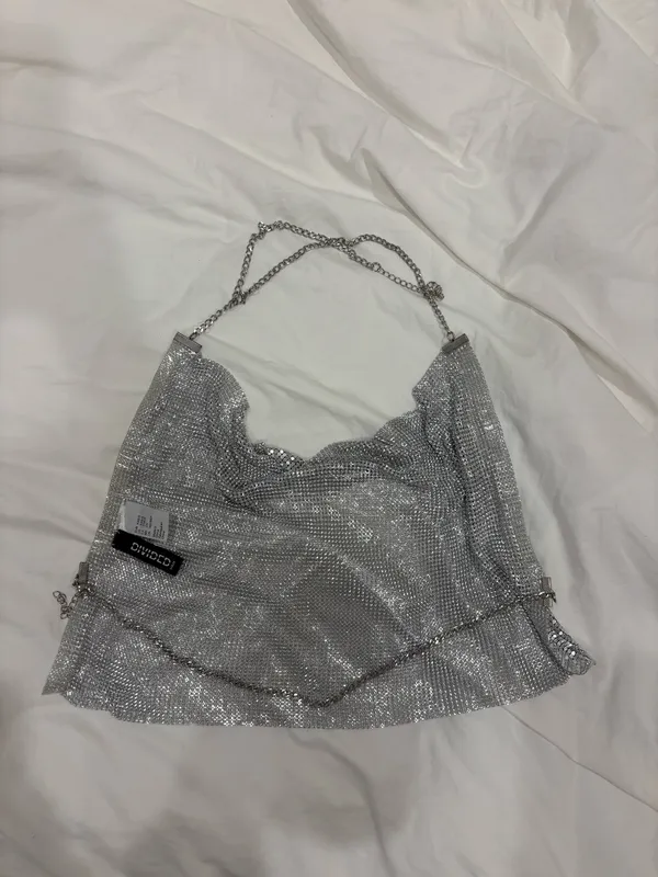 H&M Sparkle Tank Silver - Image 2