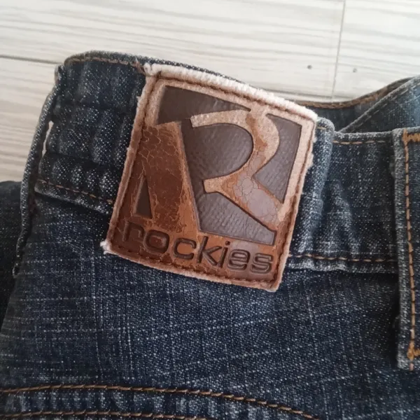 Rockies vintage relaxed long Rise cowgirl rodeo women's jeans size 3/4 - Image 7