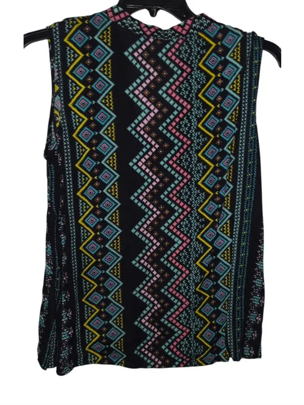 Tramp Sleeveless Blouse Size Large Black - Image 4