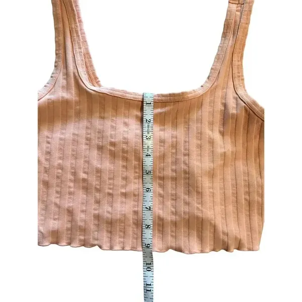 Aerie Offline Cropped Tank Size Medium Ribbed Top Stretchy - Image 7