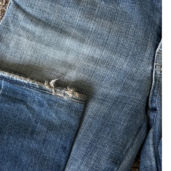 7 For All Mankind‎ A Pocket Jeans Womens Size 26 Light Wash Rhinestone Flare Y2K - Image 6