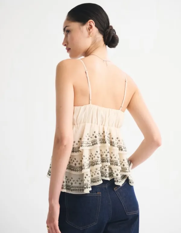 Abercrombie Sequin Tiered Cami - Image 6