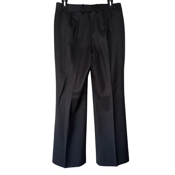 Anne‎ Klein Suit Black Wide Leg Dress Pants Petite Size 6P Professional Trousers - Image 2