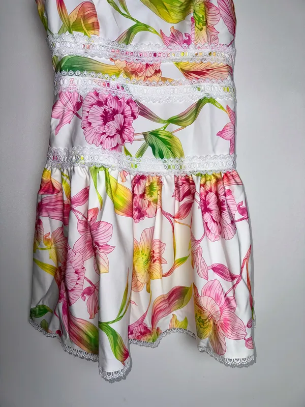Floral Fit And Flare Dress - Image 7