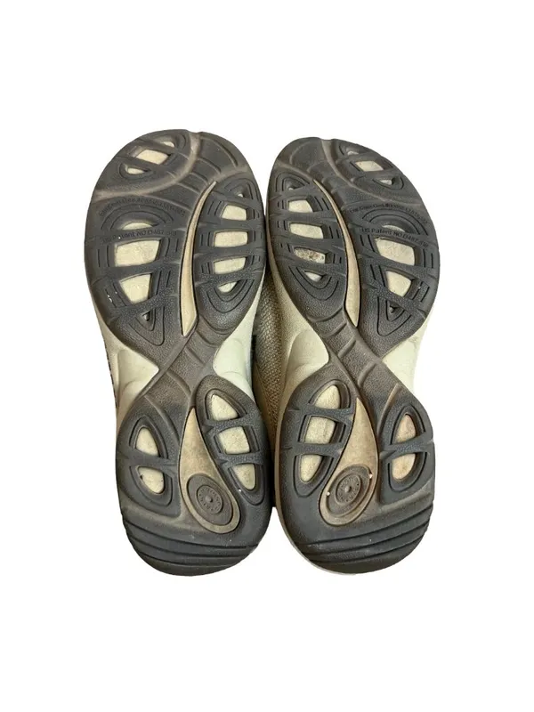 Merrell Oatmeal Canvas On Clogs Mules Slides Comfort Lightweight Size 7 Women's - Image 10