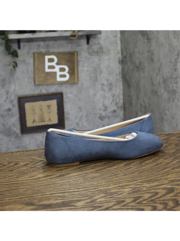 NWT Journee Collection Comfort Round-Toe Dress Flats KAVN Blue 10W - Image 7