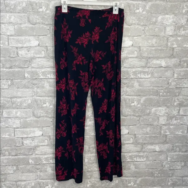 Soma Black and red Floral PJ Pants - Image 3