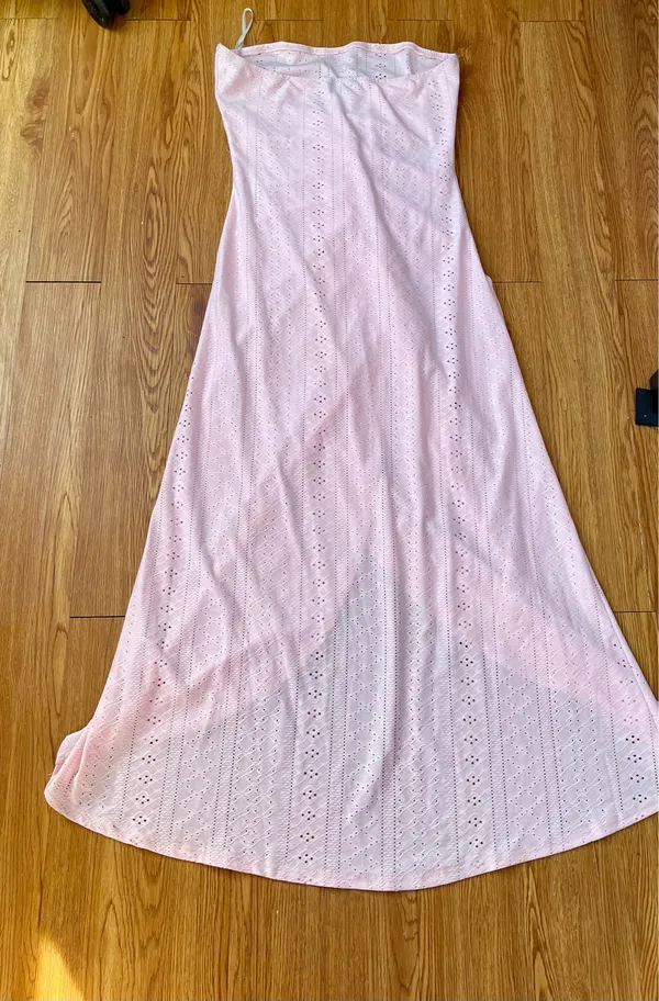 Chicme light pink strapless dress - Image 10