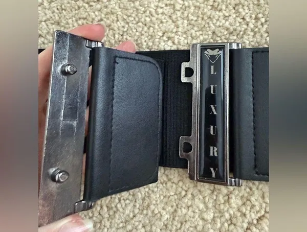 Black waist belt / waist belt / black waist belt - Image 5