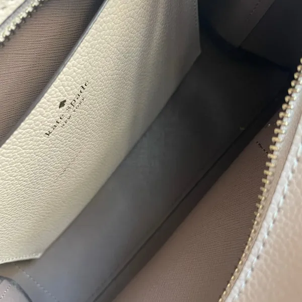 Kate Spade New York Eva Small Top Handle Crossbody‎ Bag Blush Pebbled Leather - Image 8