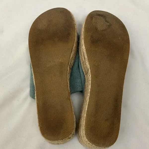 Big Buddha light denim Espadrille Slide-on Clogs Women’s Size 7.5 - Image 6