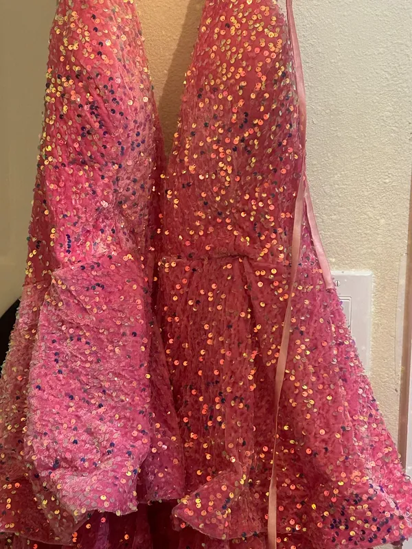Sequin dress Pink Size 2X - Image 9