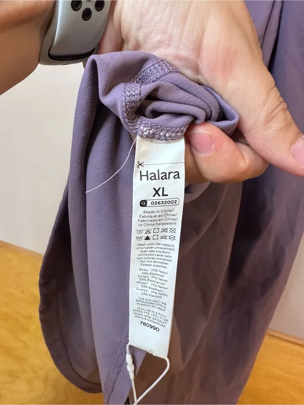 Halara SoftlyZero Plush Easy Peezy Active Dress Light Dusty Purple XL NWT - Image 6