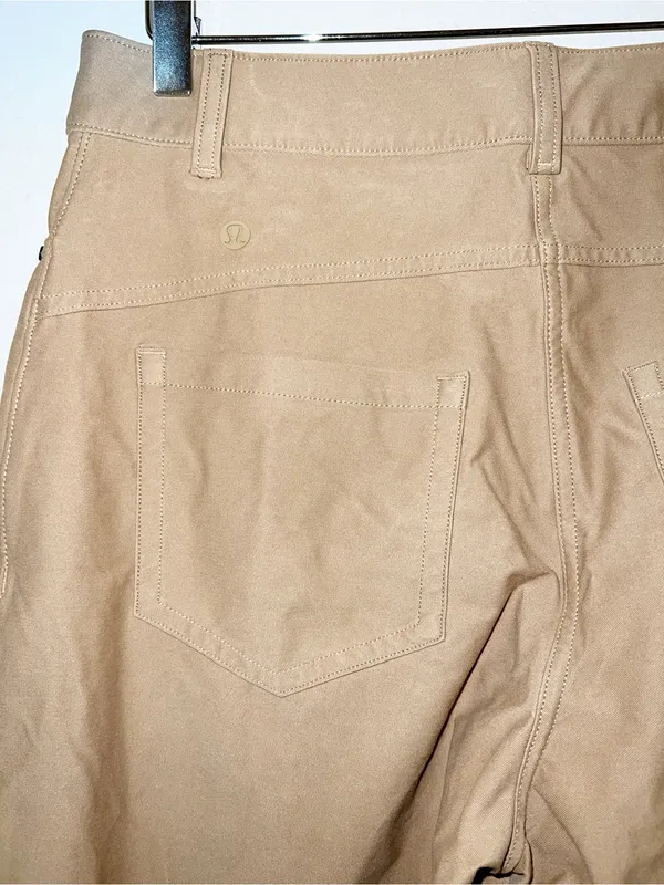 Lululemon City Sleek Mid-Rise Barrel-Leg Pant Filbert Tan Work Pants - Image 6