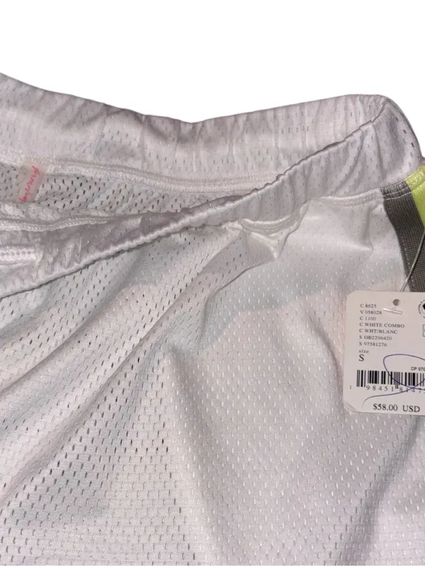 NWT Free People Movement When In Venice Mesh Shorts Small White Combo - Image 8