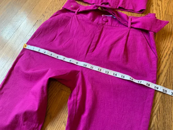 Two Piece Pants And Blouse Matching Set size M - Image 9