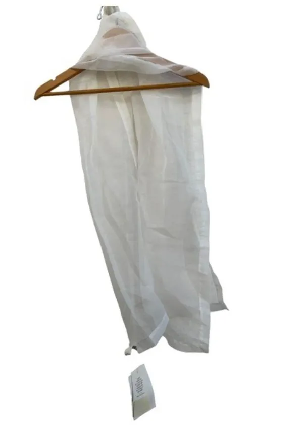 Jessica McClintock Vintage Womens Lightweight Sheer Off-white cream Chiffon Scar - Image 2