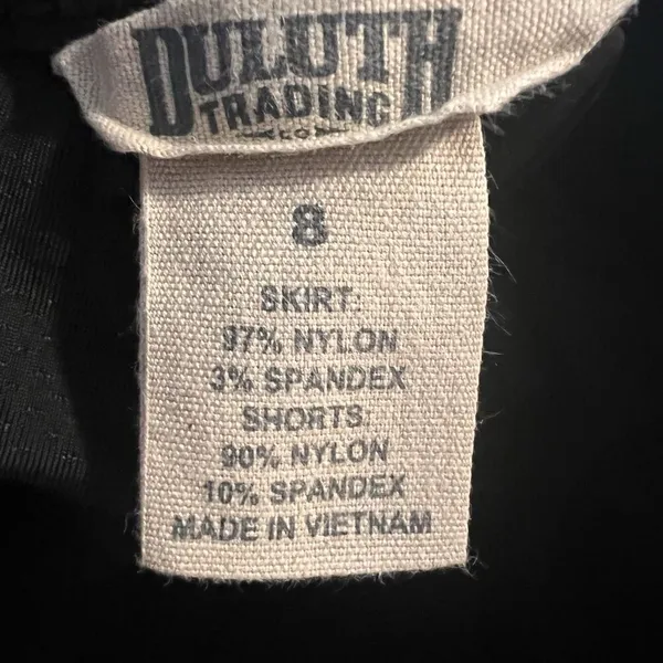 Duluth Trading Women’s Skort‎ 8 Knee Length Nylon Skirt Outdoor Utility - Image 4