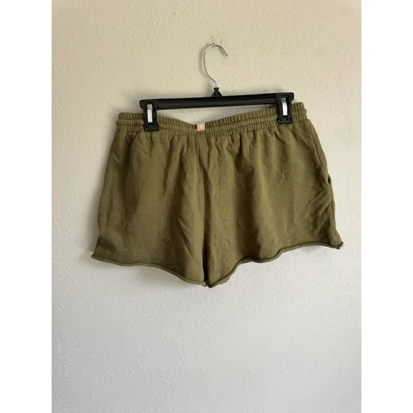ThirdLove Green Casual Pull On Sweat Shorts Womens L Athletic Athleisure - Image 6