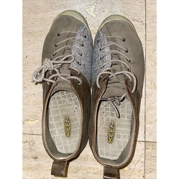Keen Womens Size 8.5 Lower East Side‎ Lace Women Oxford Sneaker Shoes Brown Gray - Image 2