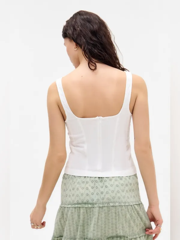 BDG LINEN MIX PRAIRIE CAMI - XL - Image 2