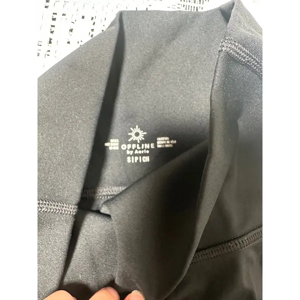 Aerie Black Bike Shorts - Image 3