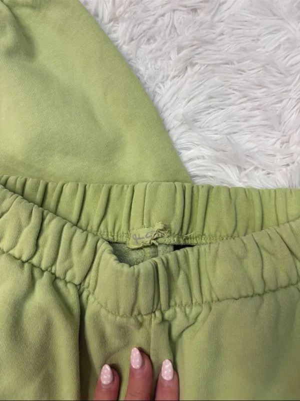 Brandy Melville John galt green pants size small - Image 2