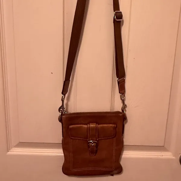 Coach Brown Leather Purse - Image 5
