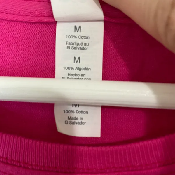 Women’s Casual Short Sleeve Crewneck Tee Shirt Pink NWOT - Image 5